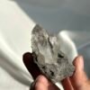 Black Iron Ore & Calcite Intergrown Himalayan Crystal Cluster  15E