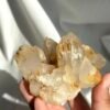 080f561fb4b55b4339178e3ca16626ac Translucent Nepalese Himalayan Crystal Cluster with Nirvana Top 12E
