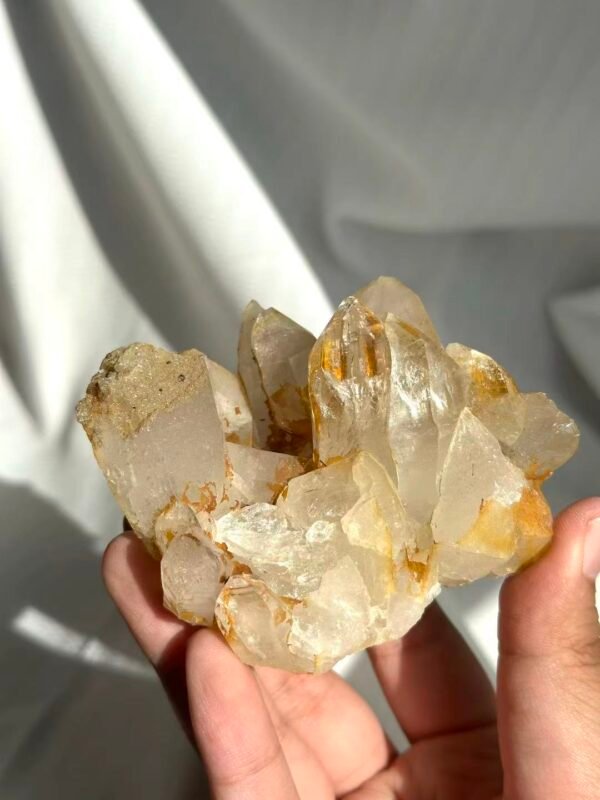 080f561fb4b55b4339178e3ca16626ac Translucent Nepalese Himalayan Crystal Cluster with Nirvana Top 12E
