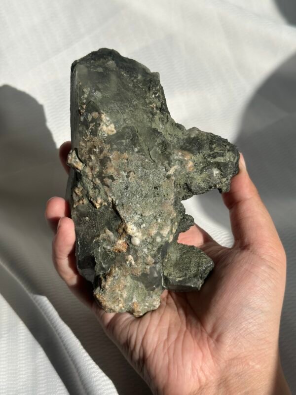 0abe0101650954e04ff5005a61fb68c0 Indian Green Phantom Himalayan Crystal Large Ornament 11K