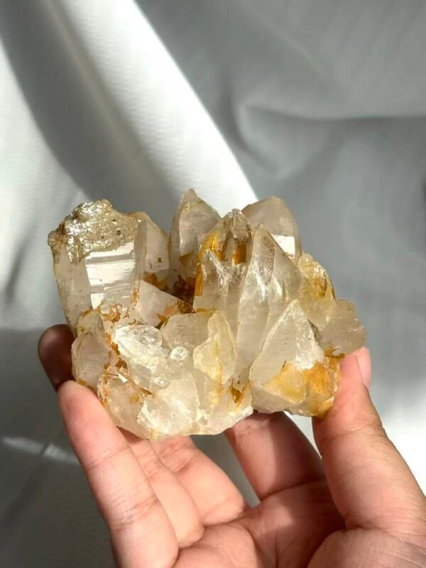 12b7e4a27af1e2d96ee6013d6c17e13e Translucent Nepalese Himalayan Crystal Cluster with Nirvana Top 12E