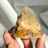 1b0044d69ab4b420145b63864202e6ed Yellow Rubber Flower Crystal with Limonite Intergrowth - Himalayan Tibetan Mine Origin 12H