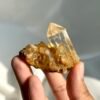 1d0b562eea91f0921c3b8085c1c2f5fa Ultra-Transparent Golden Himalayan Mini Crystal Cluster 15C