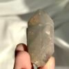 1de66a3e40123cdd431cb0bc308f6273 Himalayan Mini Single Crystal: Gray Hidden Mountain Pattern with Rainbow Sheen 13D
