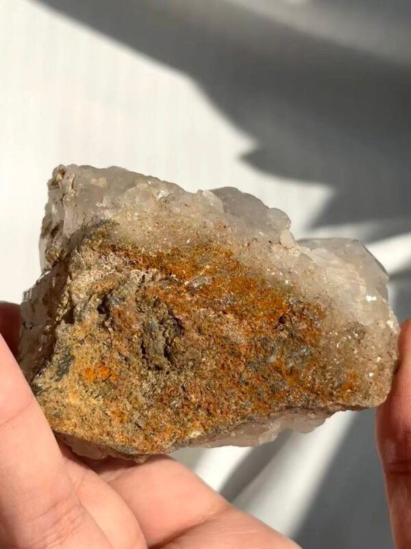 25a9dae9c8b6c832cf1fd86a04fe8ee4 Himalayan Crystal Cluster - White Translucent & Circuit Board Veins 16G