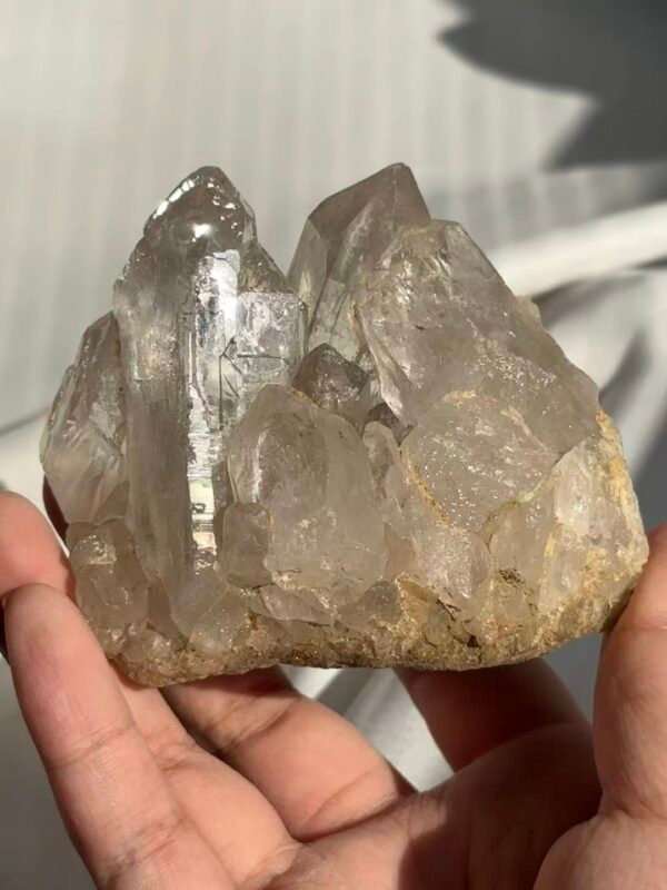 2c4fbcde505afadcedab53c4fa558b80 Himalayan Crystal Cluster - White Translucent & Circuit Board Veins 16G