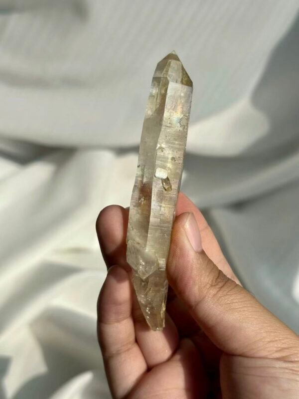 Transparent Double-Terminated Himalayan Pocket Crystal with Interlocking Crystals  15M