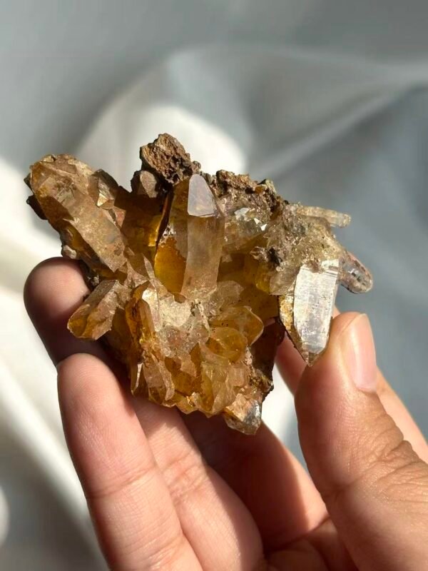 Brownish-Red Himalayan Crystal Clusters  15A