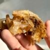 Tibetan Himalayan Crystal Cluster with Golden Suture Inclusions  13L