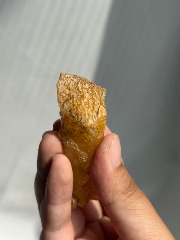 3e2ac54ef1482072a40072da68062b3d Yellow gold mineral leather Himalayan double-pointed floating crystal 09H