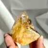 542e514e51a0d81d7f6c0f9d8de44c9e Yellow Rubber Flower Crystal with Limonite Intergrowth - Himalayan Tibetan Mine Origin 12H