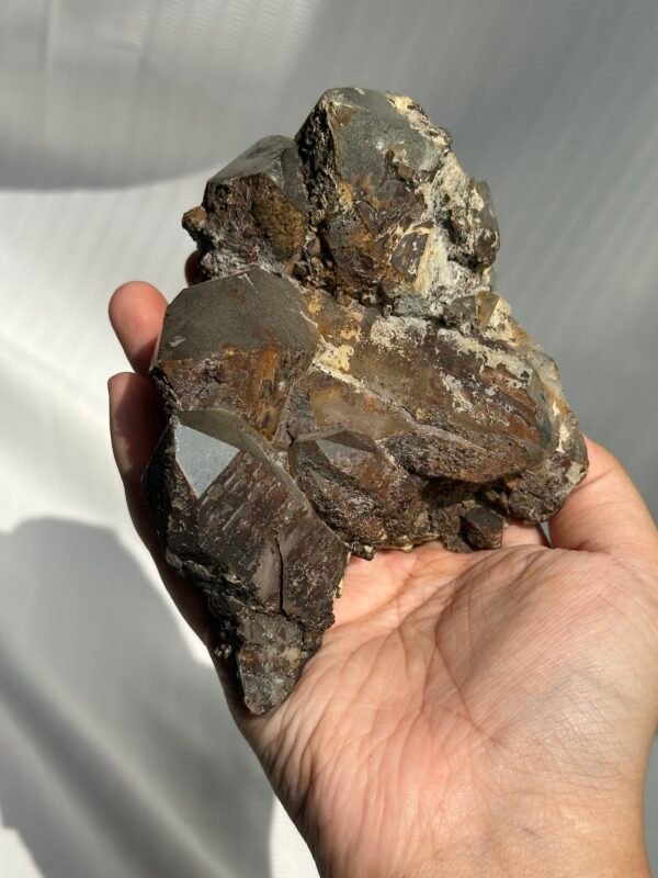 58071ca89d88d5b43dd3f82385a2a423 Black and gray Himalayan crystal cluster 09D