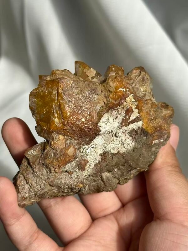 69e5457535c886c1536dc8bef942a27f Deep Golden Himalayan Crystal Cluster with Druse Base 12C