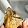 730fc76293ae0b8796305d87d270d26e Yellow Rubber Flower Crystal with Limonite Intergrowth - Himalayan Tibetan Mine Origin 12H