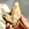 Himalayan Crystal Cluster with Epiphytic Brown Ore Rind (Tibetan Origin)  14C