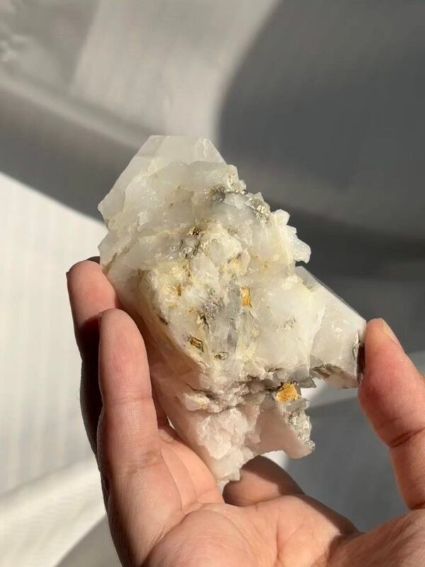 Himalayan Polycrystalline Cluster - Frosty Mineral Skin & Fine Sparkle  16F