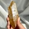8275d67cc94ecf776270bd67cd8f2981 Golden Mineral-Skinned Himalayan Handheld Crystal 12K