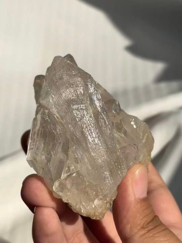 82facdb5a55ede7f3e8fcce26708865e Himalayan Crystal Cluster - White Translucent & Circuit Board Veins 16G