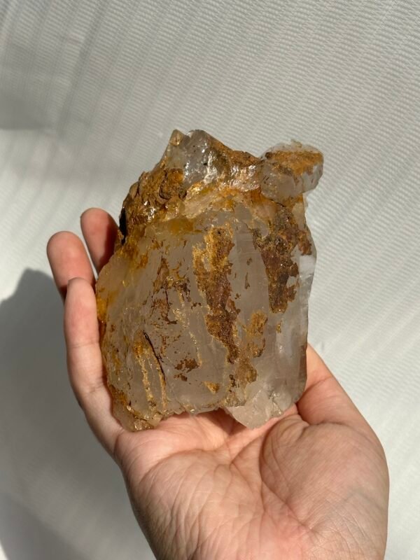 8349affbf4661794236f598071cfff0b Medium-large ornaments with interference grain yellow gum flower Himalayan crystal 10A