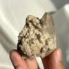 Intergrown Himalayan Crystal with Platinum-White Calcite, Fine Sparkling Mica & Small Green Ore  15F
