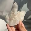 Fine-Sparkle Small Crystal Flower White Himalayan Crystal Cluster 16E