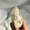 97c66cb65afde07ca2f8bcb0ede5f86b Himalayan Crystal with White Square Feldspar Symbiosis 13I