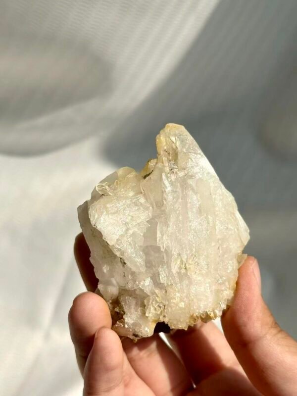 98c5c069aab34990f7d1f0ed26be0209 White Multi-Crystal Tibetan Himalayan Crystal Cluster 14H