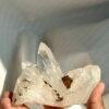 Special-Marked White Transparent Lemurian Crystal | Natural Unique Impressions  14A