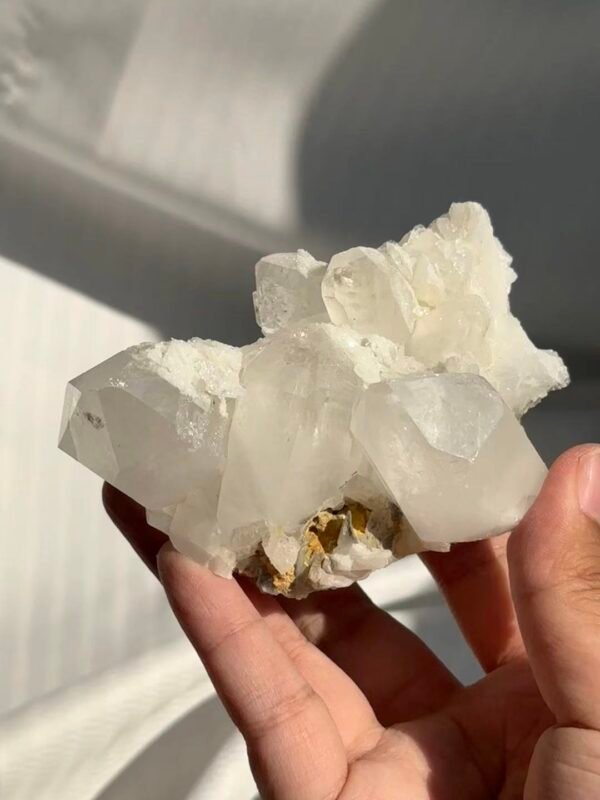 Himalayan Polycrystalline Cluster - Frosty Mineral Skin & Fine Sparkle  16F