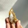 abd489e2e1728119ac0030f9cee85621 Himalayan Small Single Crystal with Golden Small Crystal Flowers 14M