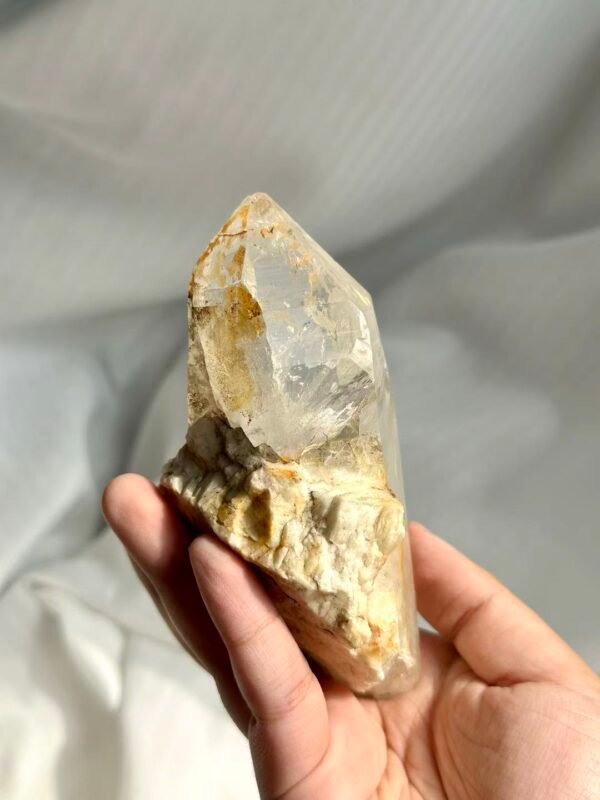 b0778a7ca18a7234968d48d69edf5f5b Himalayan Crystal with White Square Feldspar Symbiosis 13I