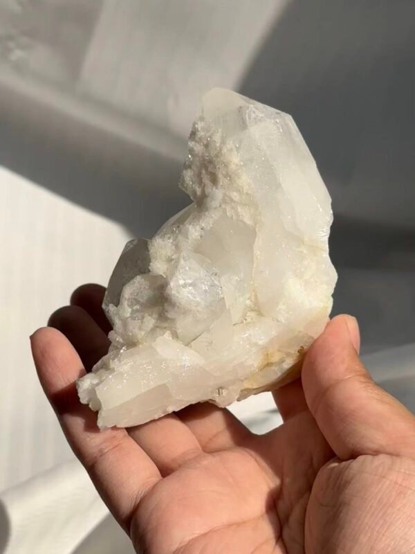 Himalayan Polycrystalline Cluster - Frosty Mineral Skin & Fine Sparkle  16F