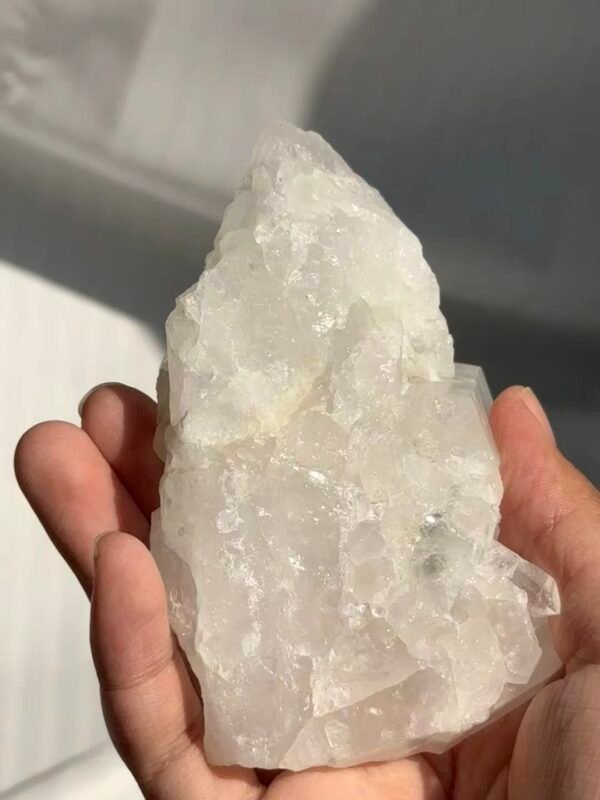 Fine-Sparkle Small Crystal Flower White Himalayan Crystal Cluster 16E