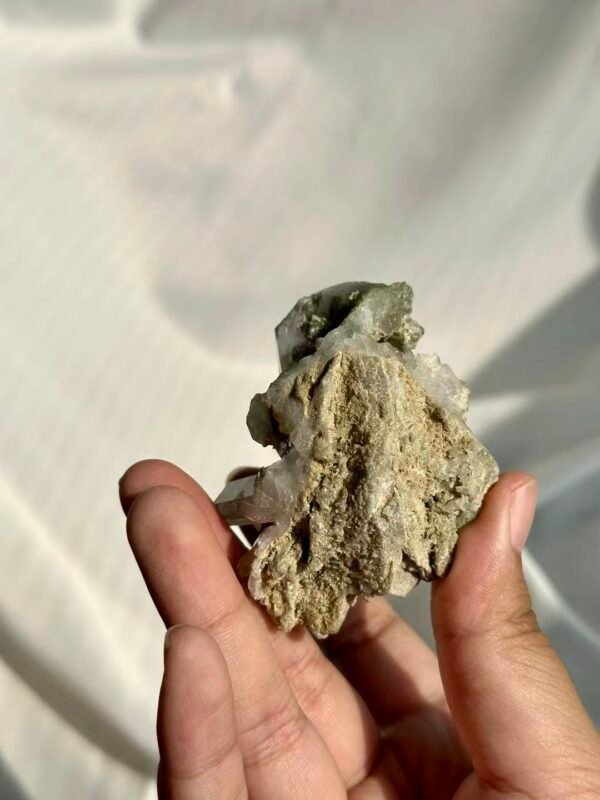 c2c395bf9a477fbbbb29e1718f615c14 Himalayan Mini Crystal Cluster with Green Phantom Interspersion 15K