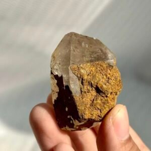 Tibetan Himalayan Small Single Crystal with Brown Ore Rind 14G