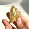 Himalayan Crystal: Golden Ore Skin with Light Rainbow Small Single Crystal  14L