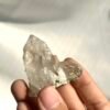 Transparent White Himalayan Crystal with Golden-Red Rutile Inclusions  14N