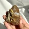 e614b2c903c0c2a48e72f228014ab3e8 Tea-Brown Himalayan Polysynthetic Crystal with Symbiotic Siderite and Rutile 12N