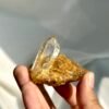 e66e4f4e2857d2c02623877fd7654c87 Ultra-Transparent Golden Himalayan Mini Crystal Cluster 15C