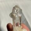 Transparent Sculptural Himalayan Single Crystal with White Calcite Symbiosis  11F