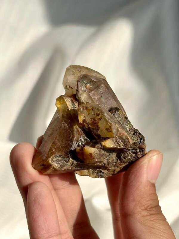 ed5ec9bc81607611b673c0a117fb372d Tibetan Himalayan Iron Ore Symbiotic Crystal 14F