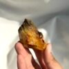 Himalayan Crystal (Tibetan Origin): Green Phantom with Red-Orange Ore Rind  14E