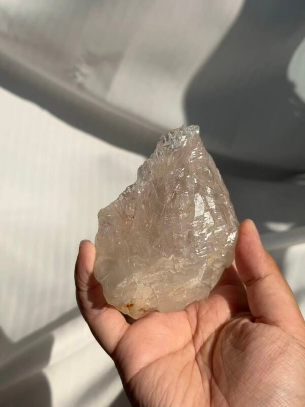 f1a885b90d0b25efa8e4217447b7012a Himalayan Crystal Palm Stone | White Translucent with Deep Mountain Veins 16H