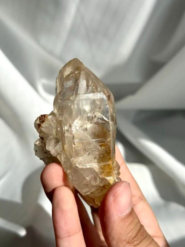 Twin Large Transparent Himalayan Crystals 12M