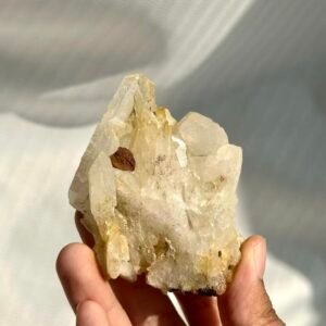 White Multi-Crystal Tibetan Himalayan Crystal Cluster  14H