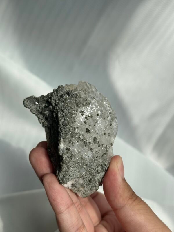 f806a09a63d98fed45887981d4d310d6 Himalayan soft green mudstone crystal cluster 09A