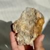 Himalayan Crystal Cluster with Yellow Gel Flower Inclusions and Symbiotic Jelly-like Calcite 11H